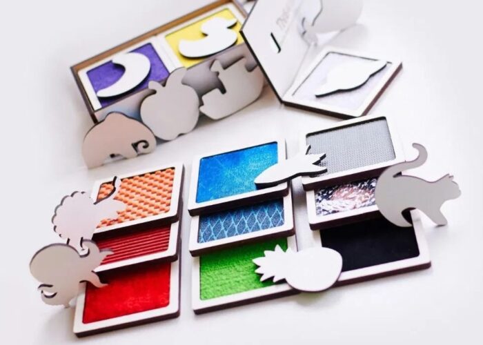 Сенсорные тактильные квадраты Монтессори - Зображення 2