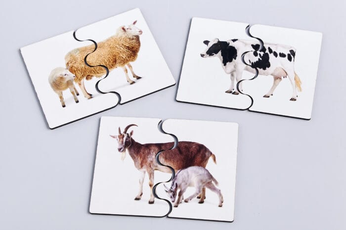 Пазли половинки Тварини - TheaSmart