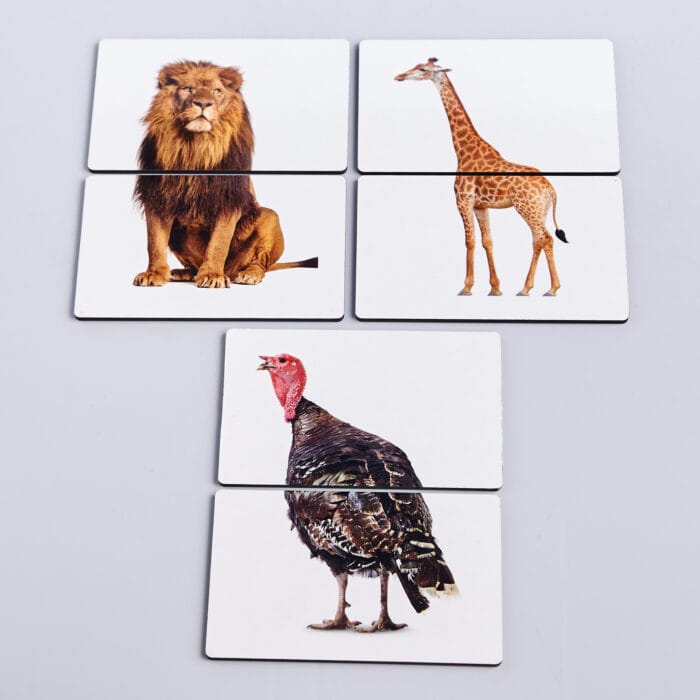 Пазли половинки Тварини - TheaSmart